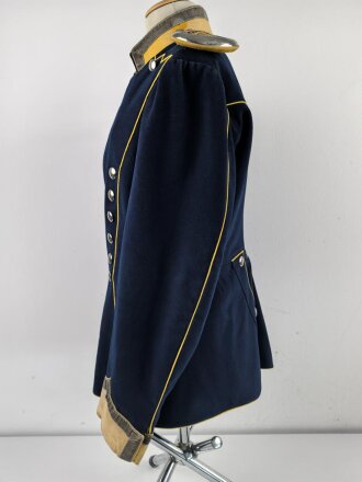 Württemberg,  Ulanka eines Angehörigen im Ulanen Regiment "König Wilhelm I" Nr 20. Stärker getragenes Kammerstück