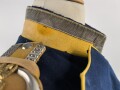 Württemberg,  Ulanka eines Angehörigen im Ulanen Regiment "König Wilhelm I" Nr 20. Stärker getragenes Kammerstück