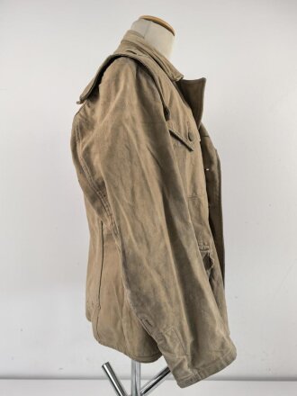 Waffen SS Tropenfeldbluse , sogenannte Sahariana. Getragenes Kammerstück , ungereinigt