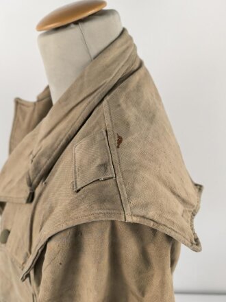 Waffen SS Tropenfeldbluse , sogenannte Sahariana. Getragenes Kammerstück , ungereinigt