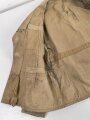 Waffen SS Tropenfeldbluse , sogenannte Sahariana. Getragenes Kammerstück , ungereinigt