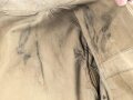 Waffen SS Tropenfeldbluse , sogenannte Sahariana. Getragenes Kammerstück , ungereinigt