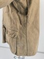 Waffen SS Tropenfeldbluse , sogenannte Sahariana. Getragenes Kammerstück , ungereinigt