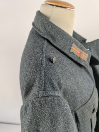 Polizei III.Reich, Feldbluse für einen Angehörigen der Gendarmerie. Kammerstück eines Herstellers aus Wien. Diverse kleine Mottenschäden, sonst gut