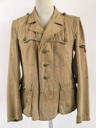 Waffen SS Tropenfeldbluse , sogenannte Sahariana....