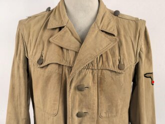 Waffen SS Tropenfeldbluse , sogenannte Sahariana....