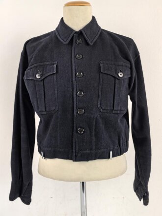 Hitlerjugend, dunkelblaue Winterbluse. getragenes...