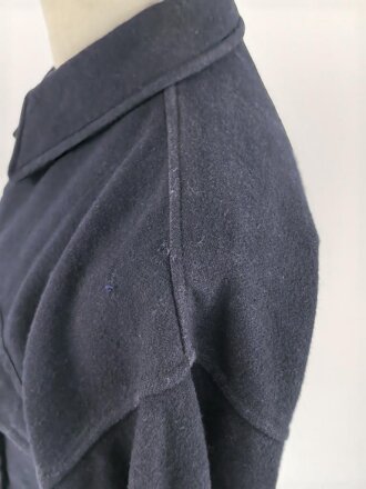 Hitlerjugend, dunkelblaue Winterbluse. getragenes Stück in gutem Gesamtzustand