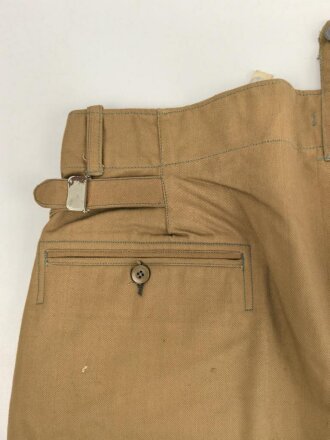Kriegsmarine, kurze Tropenhose in sehr gutem Gesamtzustand, Kammerstück