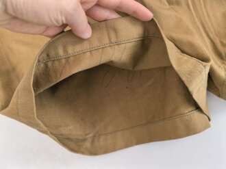 Kriegsmarine, kurze Tropenhose in sehr gutem Gesamtzustand, Kammerstück