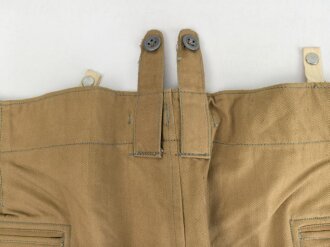 Kriegsmarine, kurze Tropenhose in sehr gutem Gesamtzustand, Kammerstück