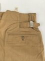 Kriegsmarine, kurze Tropenhose in sehr gutem Gesamtzustand, Kammerstück