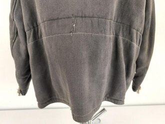 Luftwaffe, Winterwendejacke blaugrau auf weiß. Ungereinigtes , getragenes Stück.