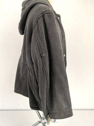 Luftwaffe, Winterwendejacke blaugrau auf weiß. Ungereinigtes , getragenes Stück.