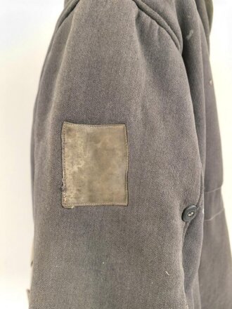 Luftwaffe, Winterwendejacke blaugrau auf weiß. Ungereinigtes , getragenes Stück.
