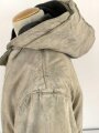 Luftwaffe, Winterwendejacke blaugrau auf weiß. Ungereinigtes , getragenes Stück.