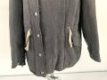 Luftwaffe, Winterwendejacke blaugrau auf weiß. Ungereinigtes , getragenes Stück.