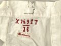 Reichsmarine / Kriegsmarine, weisse Klapphose für Mannschften. Kammerstück von 1935 in gutem Gesamtzustand