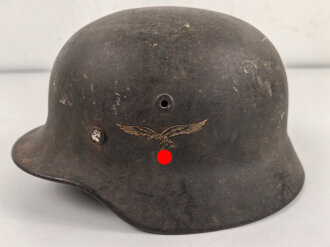 Luftwaffe, Stahlhelm Modell 1940. Innenfutter und...