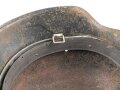 Luftwaffe, Stahlhelm Modell 1942. Innenfutter unvollständig, in allen Teilen originales Stück, ungereinigt. hkp64