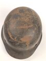 Luftwaffe, Stahlhelm Modell 1942. Innenfutter unvollständig, in allen Teilen originales Stück, ungereinigt. hkp64