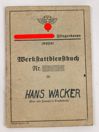 Gerhard Fieseler Werke , Konvolut eines Betriebsangehörigen