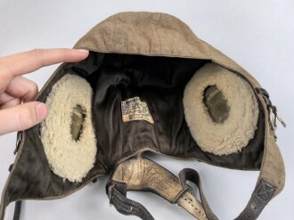 Luftwaffe,  Kopfhaube LkpS101 für fliegendes Personal. Hersteller Siemens, guter Zustand, recht groß.