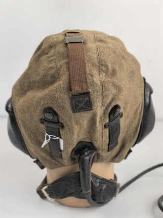Luftwaffe,  Kopfhaube LkpS101 für fliegendes Personal. Hersteller Siemens, guter Zustand, recht groß.