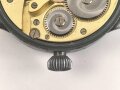 Luftwaffe, Beobachtungsuhr Bauart Durowe, Fl 23883, Hersteller Lacher & Co Pforzheim. Das Uhrwwerk läuft an, bleibt aber nach etwa 20 Sekunden stehen.