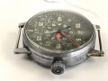 Luftwaffe, Beobachtungsuhr Bauart Durowe, Fl 23883, Hersteller Lacher & Co Pforzheim. Das Uhrwwerk läuft an, bleibt aber nach etwa 20 Sekunden stehen.