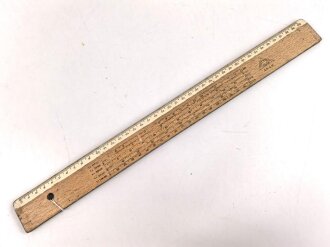 Luftwaffe, Holzlineal 40cm, gehört so in den...