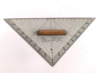 Luftwaffe, Kursdreieck KD1 , datiert 1939, gebraucht