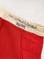 Kriegsmarine, Reichskriegsflagge kleine Grösse . Markiert " Kr. Fl. 80 x 135" . Sehr guter Zustand