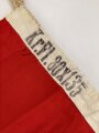 Kriegsmarine, Reichskriegsflagge kleine Grösse . Markiert " Kr. Fl. 80 x 135" . Sehr guter Zustand