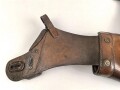 Karabinertragevorrichtung für berittene der Wehrmacht. Getragenes Stück in gutem Zustand