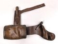 Karabinertragevorrichtung für berittene der Wehrmacht. Getragenes Stück in gutem Zustand, datiert 1937