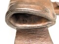 Karabinertragevorrichtung für berittene der Wehrmacht. Getragenes Stück in gutem Zustand, datiert 1937