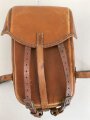 Packtasche für Berittene der Wehrmacht, datiert 1943. Getragenes Stück in gutem Gesamtzustand