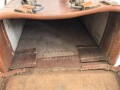 Packtasche für Berittene der Wehrmacht, datiert 1943. Getragenes Stück in gutem Gesamtzustand