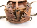 Packtasche für Berittene der Wehrmacht, datiert 1943. Getragenes Stück in gutem Gesamtzustand
