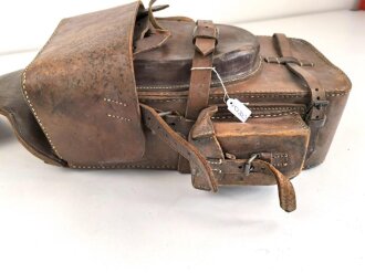 Kaiserreich, Paar Packtaschen für Offiziere, guter Gesamtzustand, ungereinigt