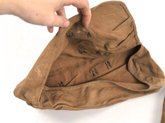 Jäger Regiment zu Pferd Nr. 3, Paar Behelfspacktaschen ( werden unter die ledernen Packtaschen befestigt) Kammerstücke von 1915, ungereinigt