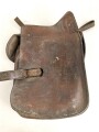 Kaiserreich und 1. Weltkrieg, Packtasche für Offiziere. Hersteller " L.Gilch Regimentssattler Colmar" Ungereinigtes Stück , etwa 25 x 35cm