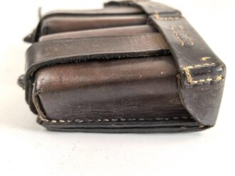1.Weltkrieg , Patronentasche für Berittene. Defektes Stück, datiert 1917