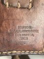1.Weltkrieg , Patronentasche für Berittene. Leder trocken, datiert 1917