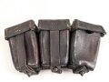 1.Weltkrieg , Patronentasche für Berittene. Leder trocken, datiert 1915