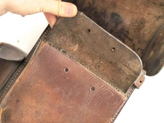 Ulanenregiment 15 ?, Paar Packtaschen für Offiziere, guter Zustand, ungereinigte Kammerstücke