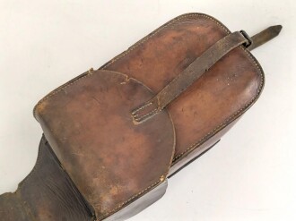 Ulanenregiment 15 ?, Paar Packtaschen für Offiziere, guter Zustand, ungereinigte Kammerstücke
