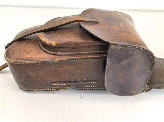 Ulanenregiment 15 ?, Paar Packtaschen für Offiziere, guter Zustand, ungereinigte Kammerstücke