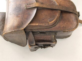 Ulanenregiment 15 ?, Paar Packtaschen für Offiziere, guter Zustand, ungereinigte Kammerstücke